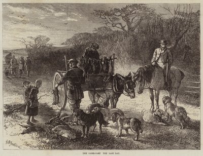Le chariot de chasse, le dernier jour - George Bouverie Goddard